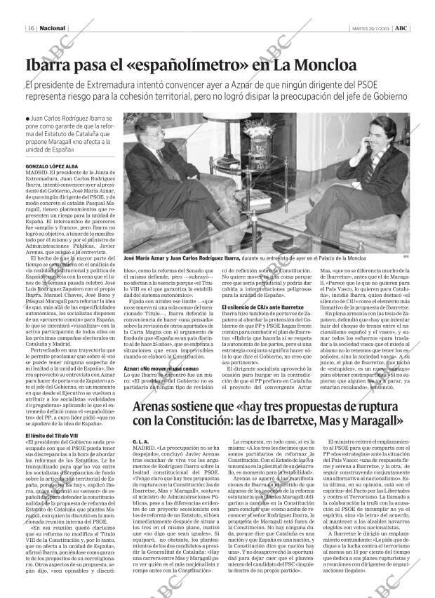 ABC CORDOBA 29-07-2003 página 16