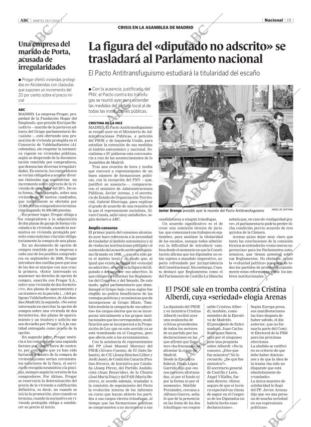 ABC CORDOBA 29-07-2003 página 19