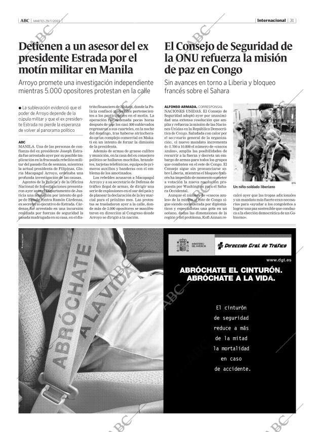 ABC CORDOBA 29-07-2003 página 31