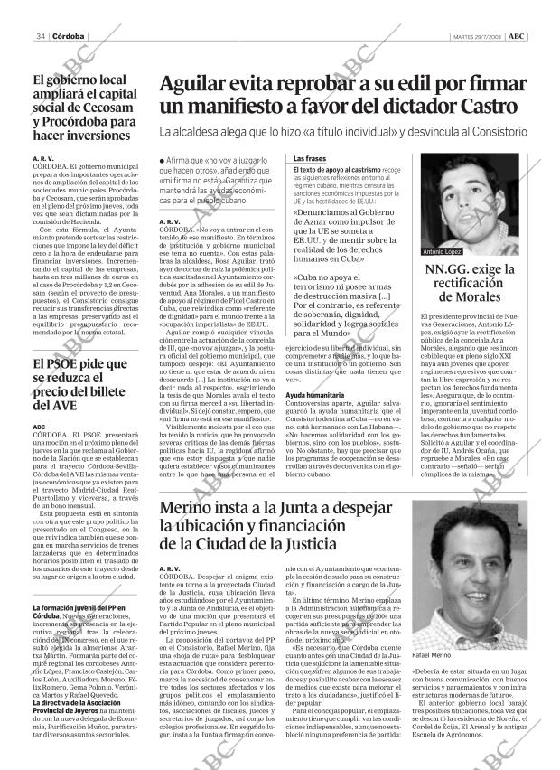 ABC CORDOBA 29-07-2003 página 34