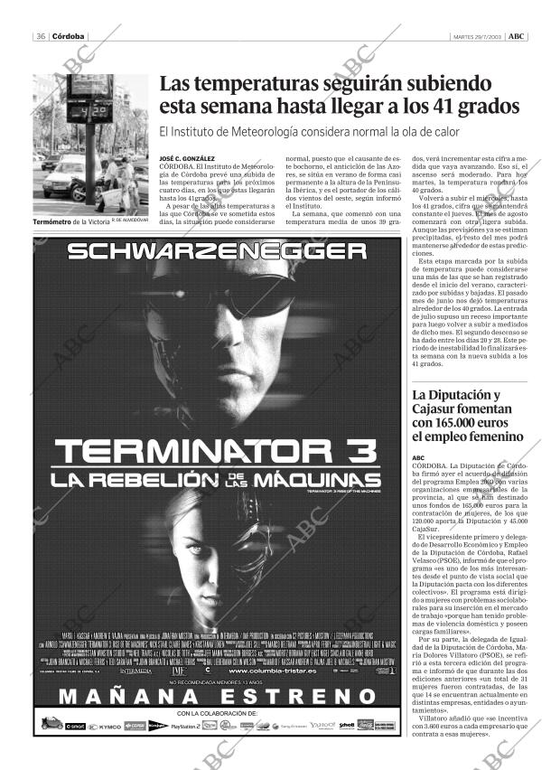 ABC CORDOBA 29-07-2003 página 36