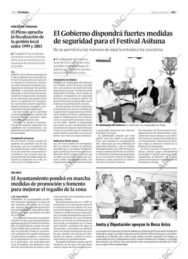 ABC CORDOBA 29-07-2003 página 40