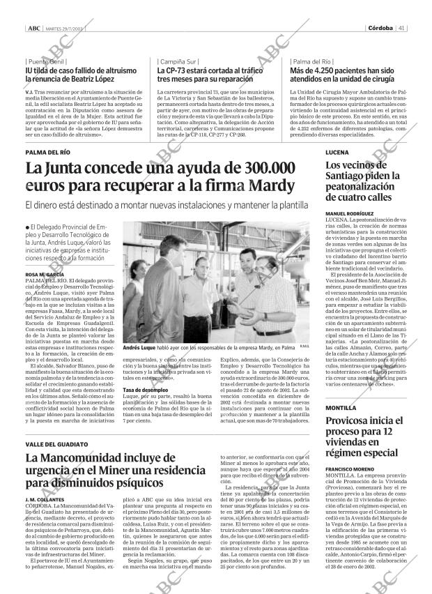 ABC CORDOBA 29-07-2003 página 41