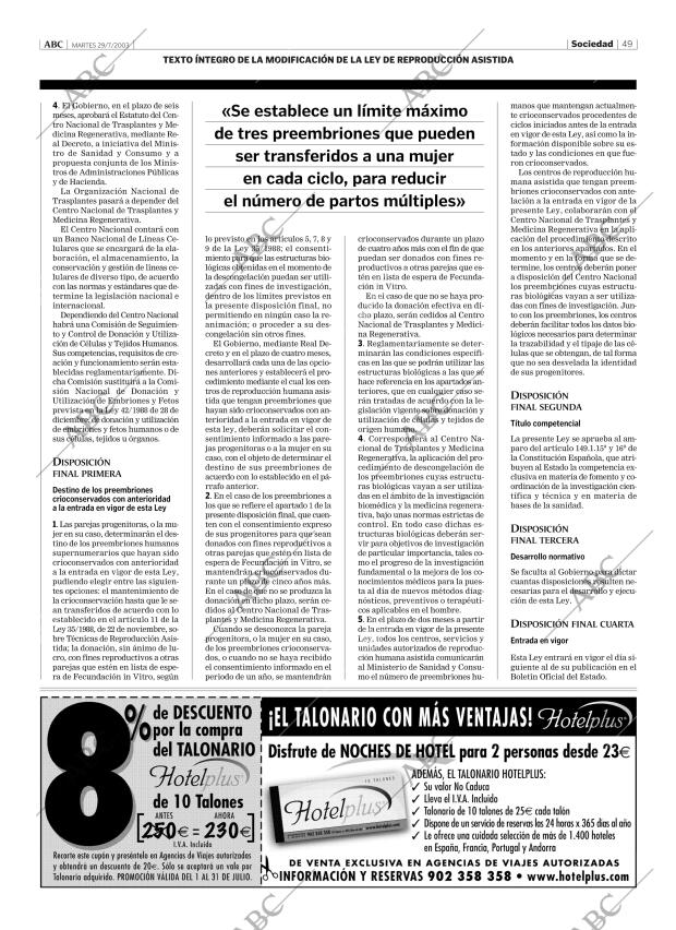 ABC CORDOBA 29-07-2003 página 49