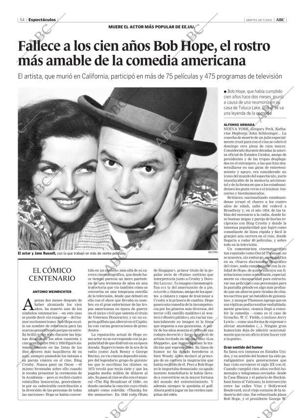 ABC CORDOBA 29-07-2003 página 54