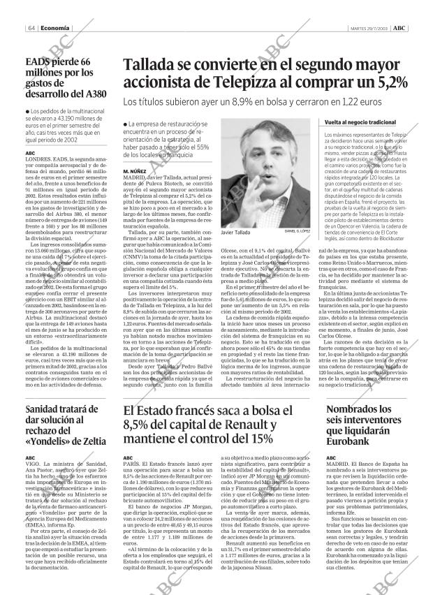 ABC CORDOBA 29-07-2003 página 64