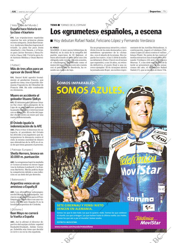 ABC CORDOBA 29-07-2003 página 79