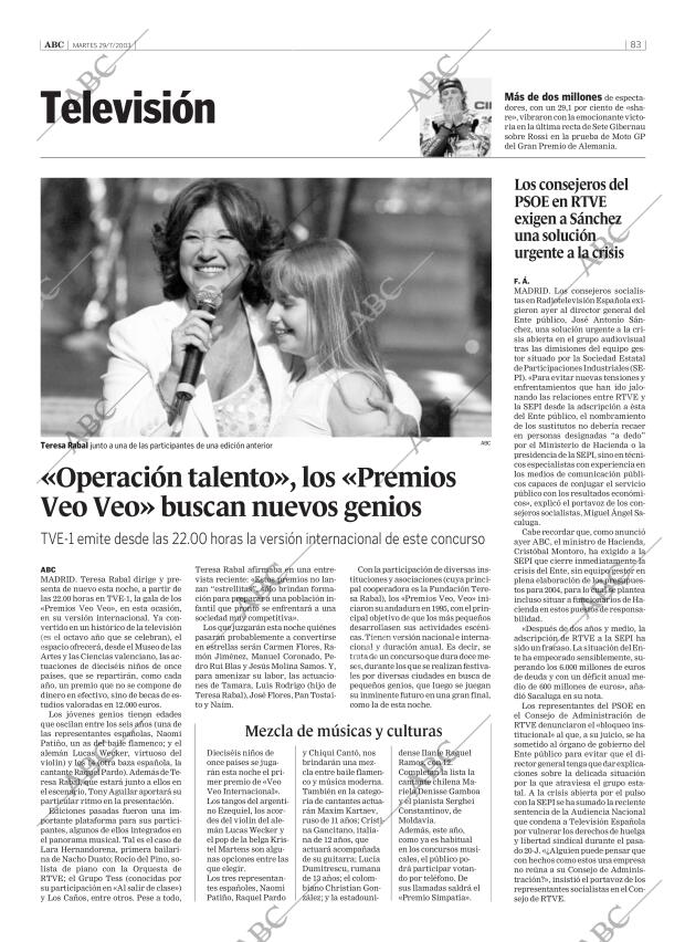 ABC CORDOBA 29-07-2003 página 83