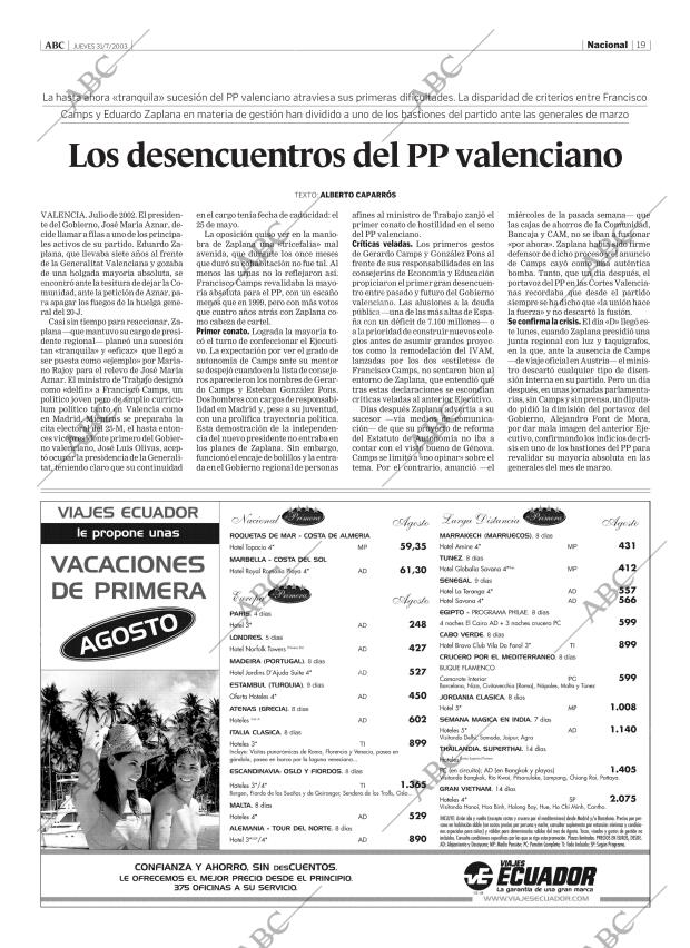 ABC CORDOBA 31-07-2003 página 19