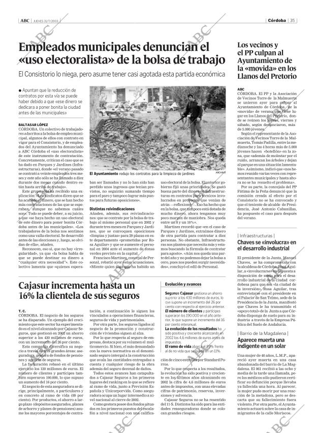 ABC CORDOBA 31-07-2003 página 35