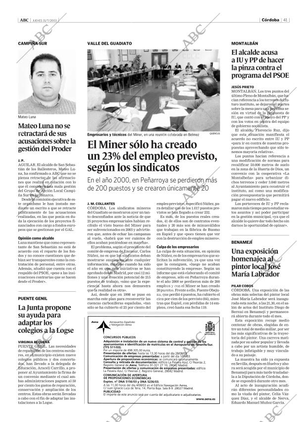 ABC CORDOBA 31-07-2003 página 41