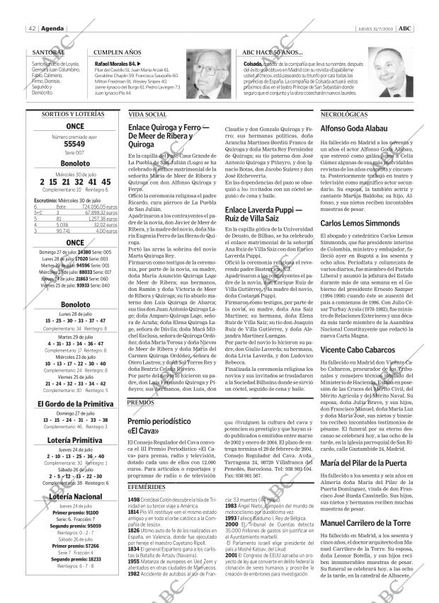 ABC CORDOBA 31-07-2003 página 42