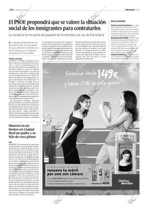 ABC MADRID 31-07-2003 página 23