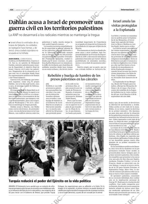 ABC MADRID 31-07-2003 página 29