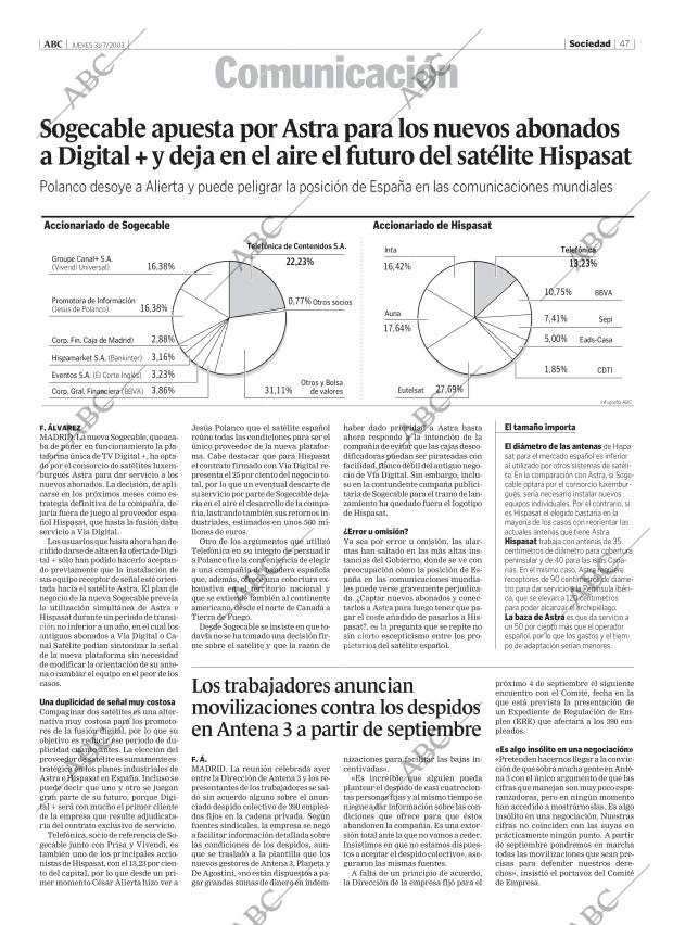 ABC MADRID 31-07-2003 página 47