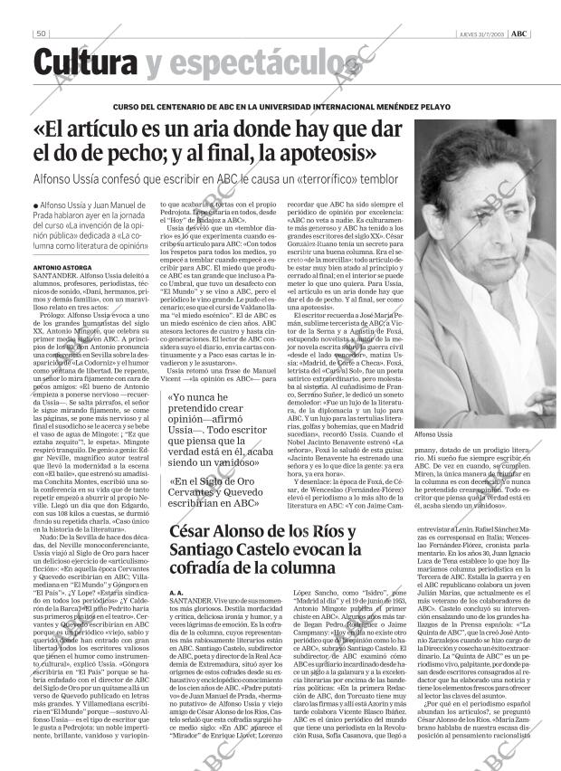 ABC MADRID 31-07-2003 página 50