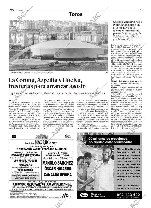 ABC MADRID 31-07-2003 página 55