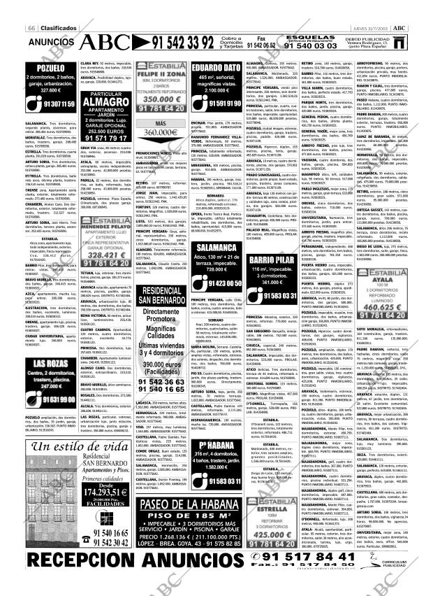 ABC MADRID 31-07-2003 página 66