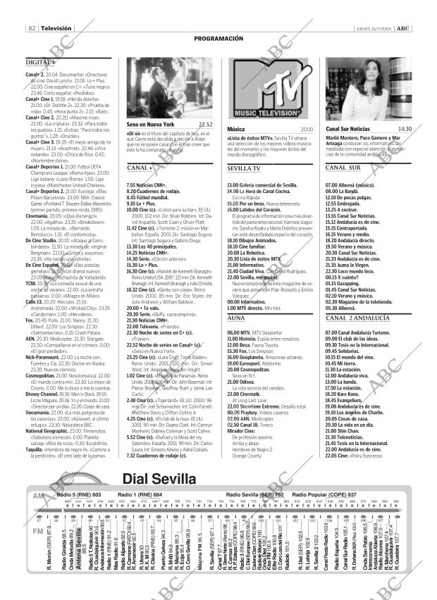 ABC SEVILLA 31-07-2003 página 82