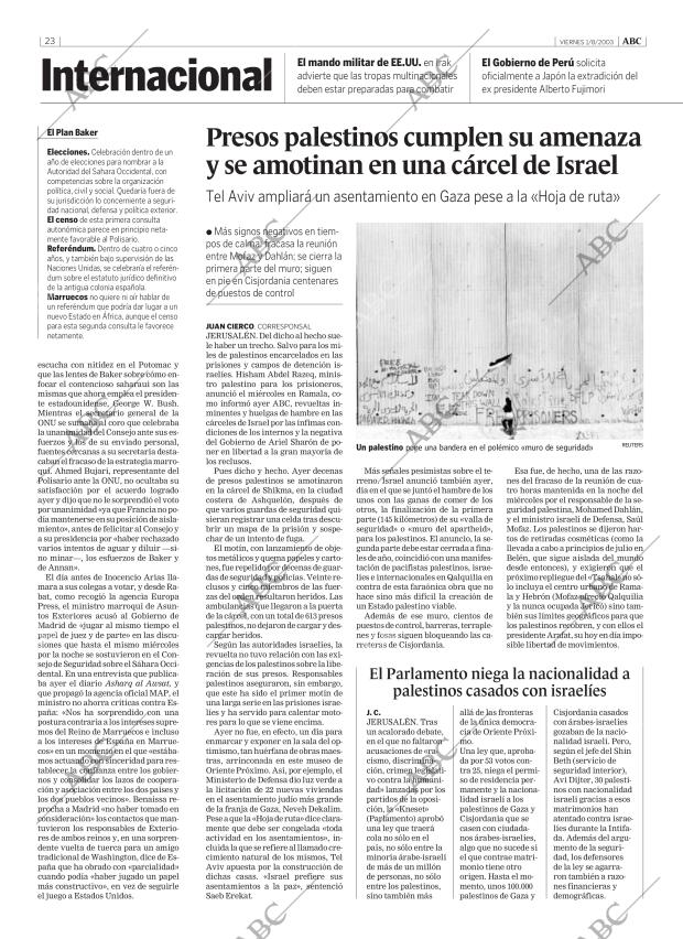 ABC MADRID 01-08-2003 página 23