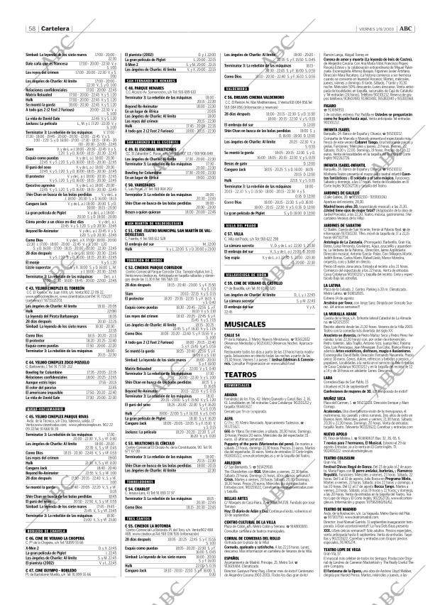 ABC MADRID 01-08-2003 página 58