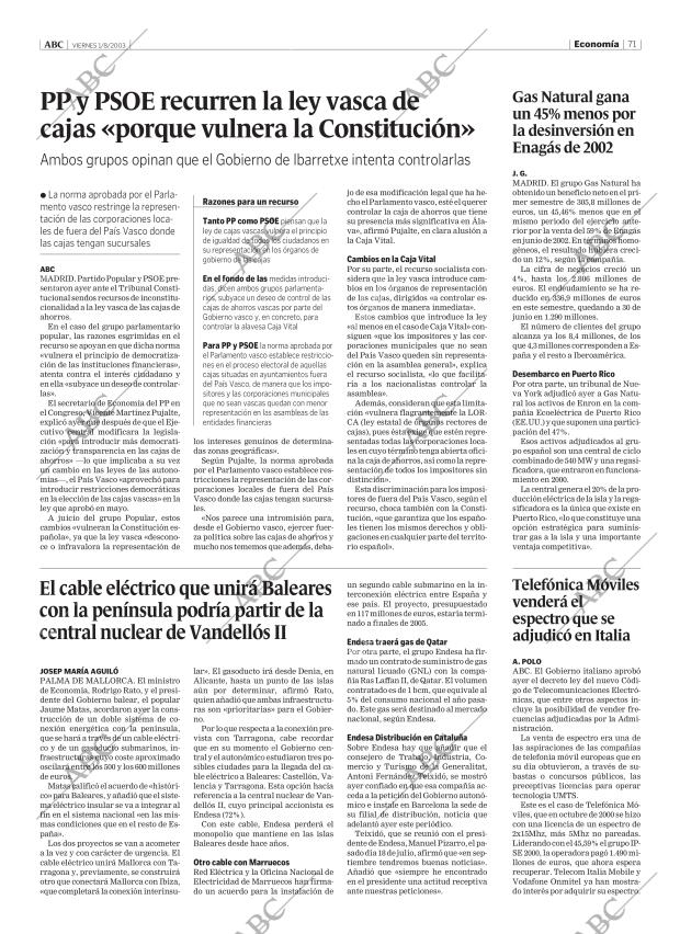 ABC MADRID 01-08-2003 página 71
