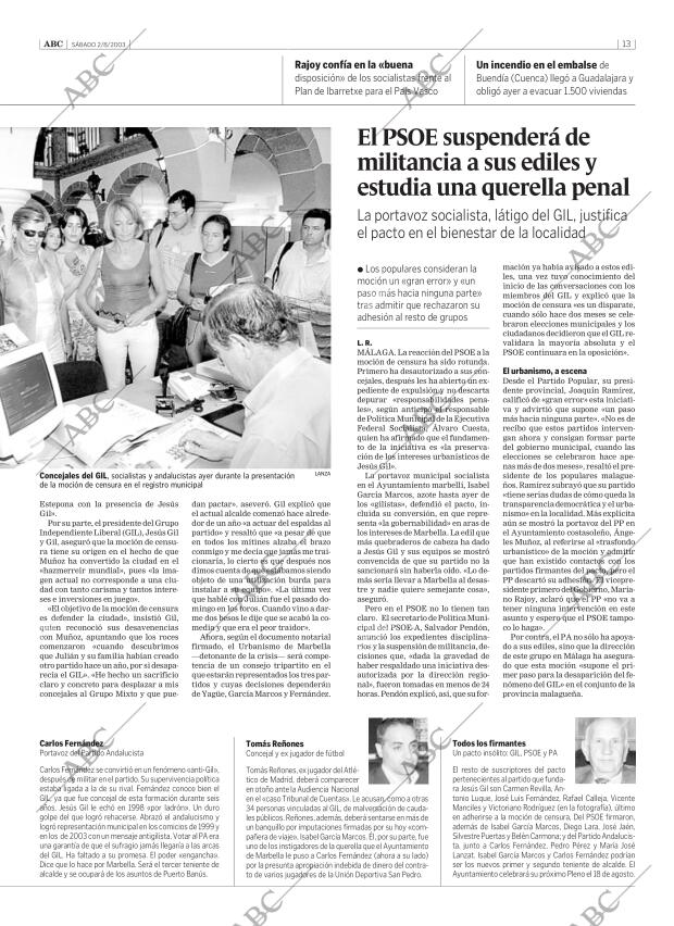 ABC CORDOBA 02-08-2003 página 13