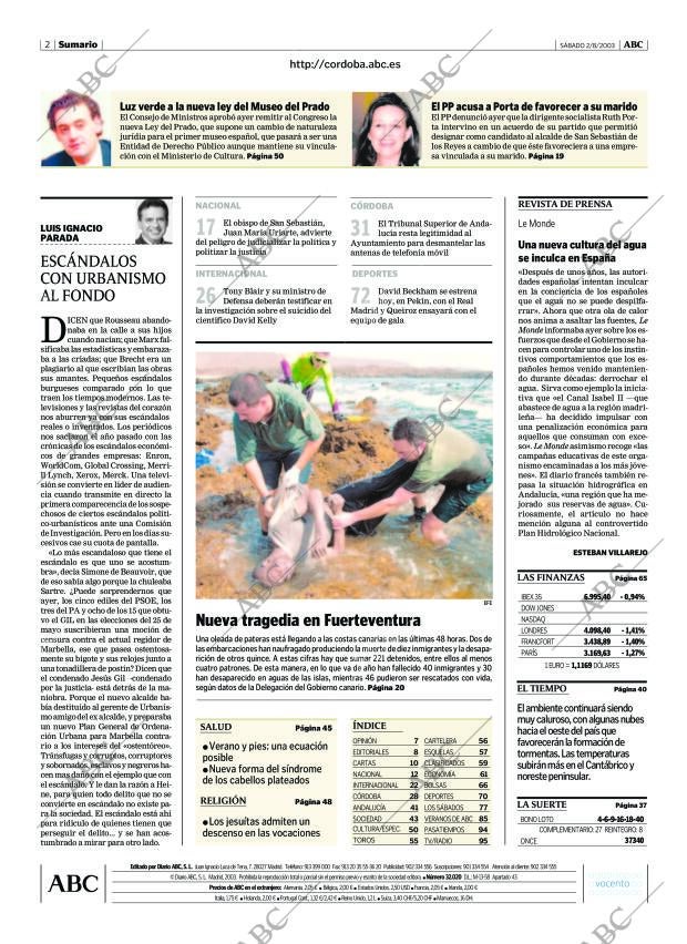 ABC CORDOBA 02-08-2003 página 2