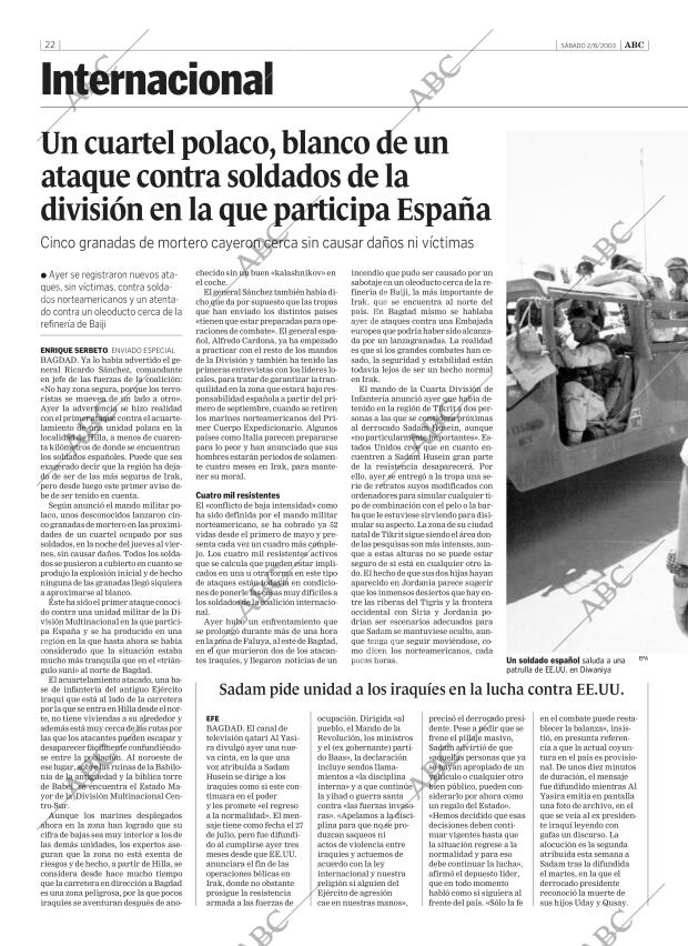 ABC CORDOBA 02-08-2003 página 22