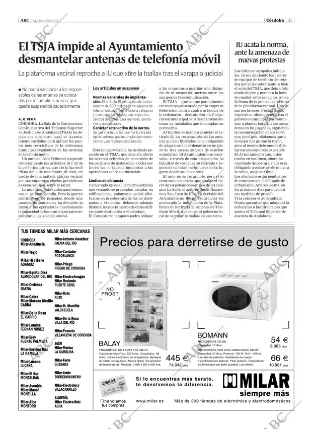 ABC CORDOBA 02-08-2003 página 31