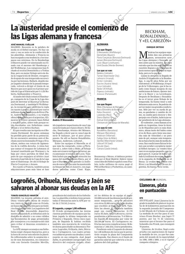 ABC CORDOBA 02-08-2003 página 74