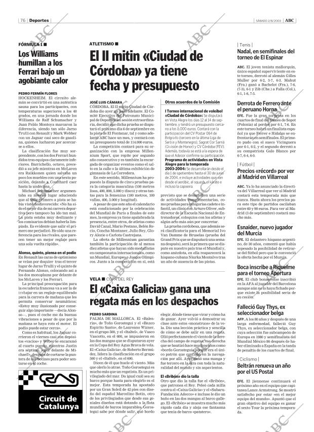 ABC CORDOBA 02-08-2003 página 76