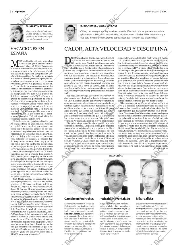 ABC CORDOBA 02-08-2003 página 8