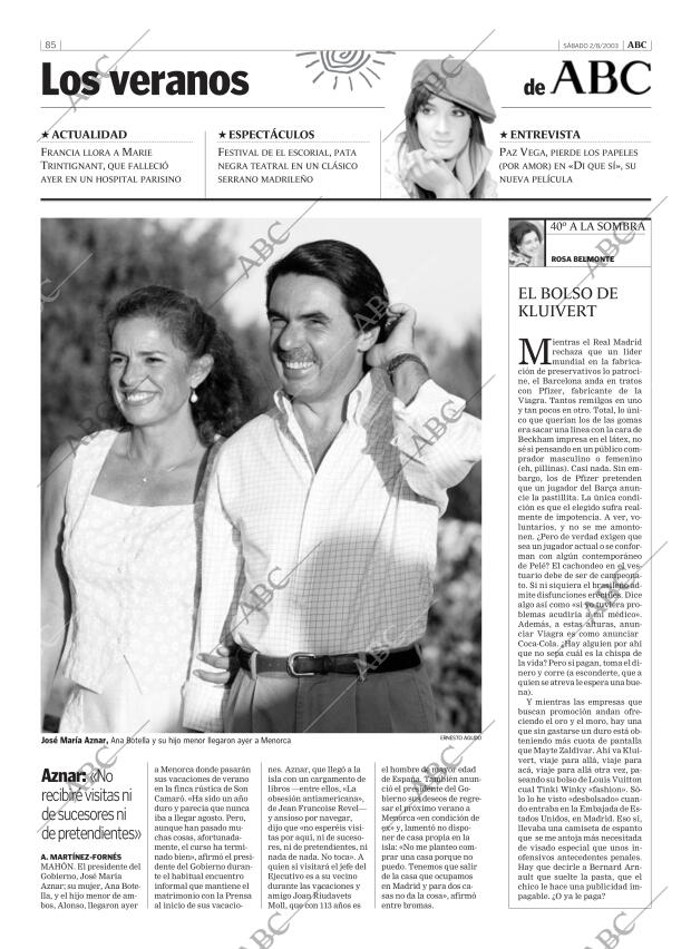 ABC CORDOBA 02-08-2003 página 85