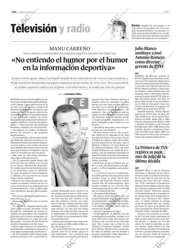 ABC MADRID 02-08-2003 página 103