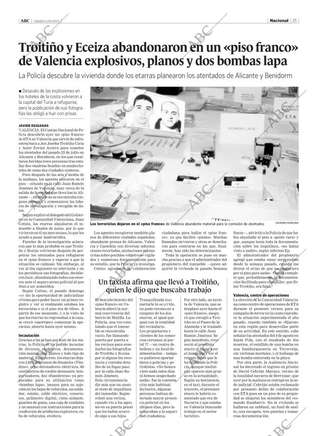 ABC MADRID 02-08-2003 página 15