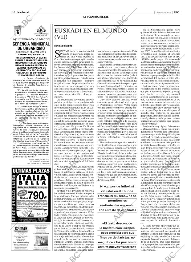 ABC MADRID 02-08-2003 página 16