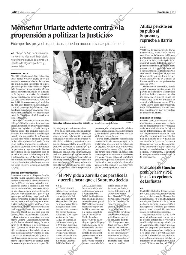 ABC MADRID 02-08-2003 página 17