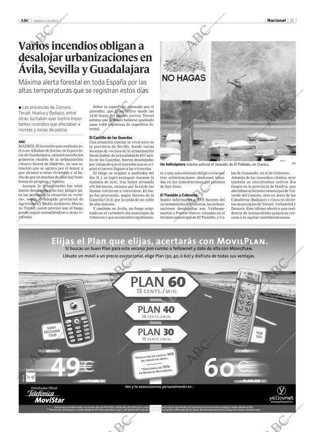 ABC MADRID 02-08-2003 página 21