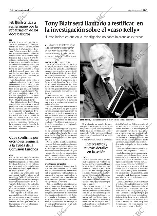 ABC MADRID 02-08-2003 página 26