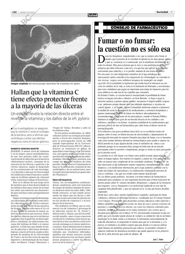 ABC MADRID 02-08-2003 página 47