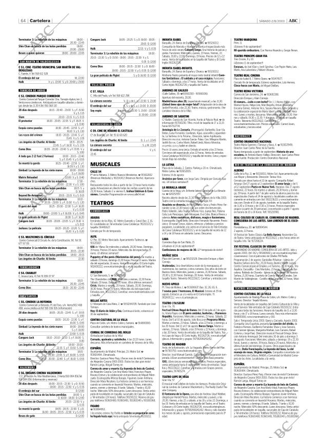 ABC MADRID 02-08-2003 página 64