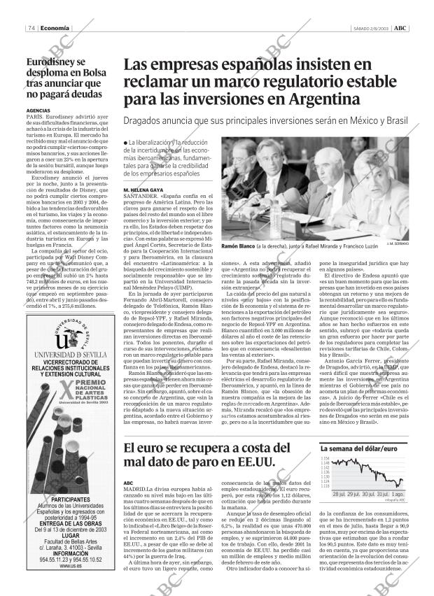 ABC MADRID 02-08-2003 página 74