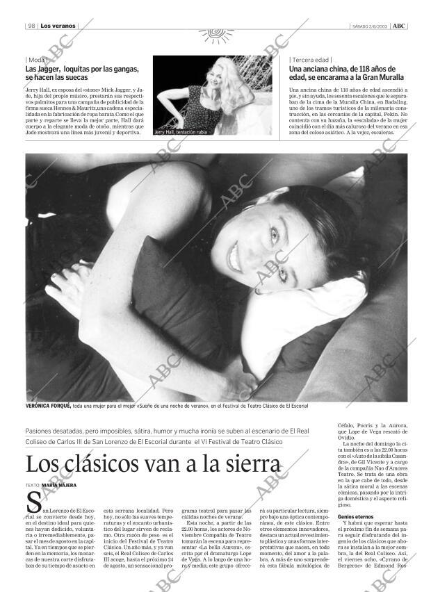 ABC MADRID 02-08-2003 página 98