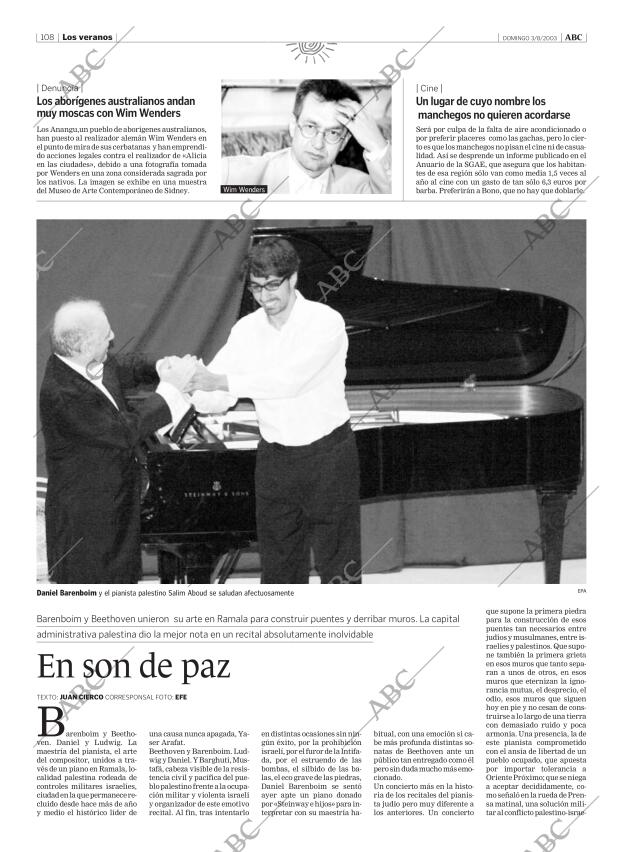 ABC MADRID 03-08-2003 página 108