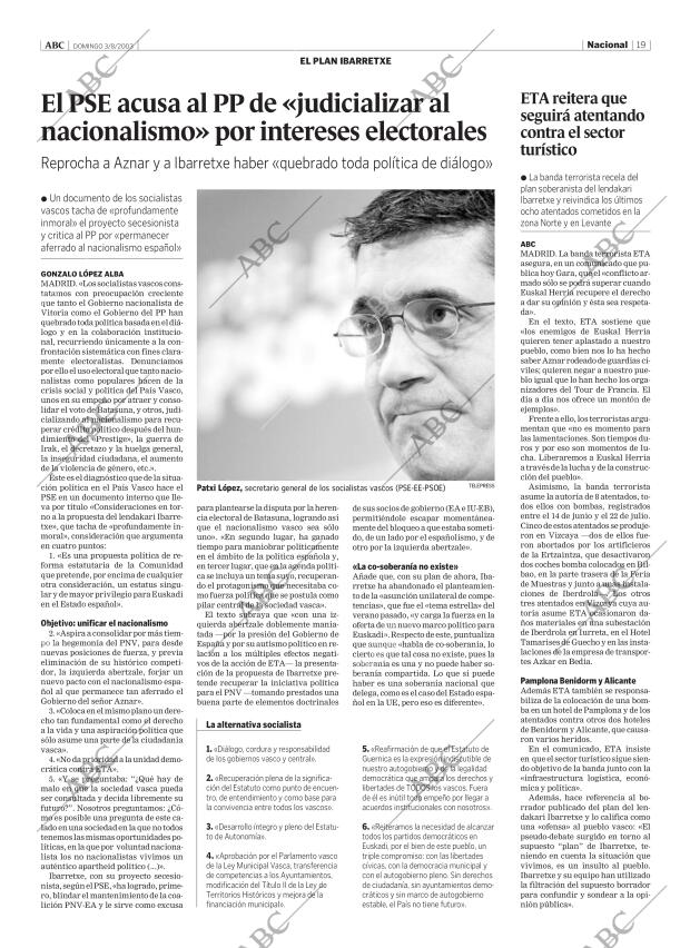 ABC MADRID 03-08-2003 página 19