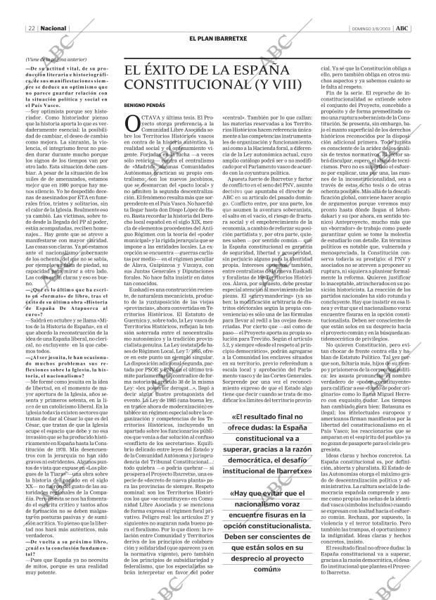 ABC MADRID 03-08-2003 página 22