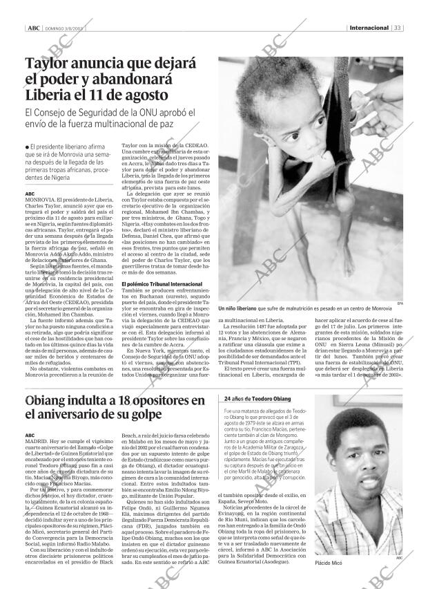 ABC MADRID 03-08-2003 página 33