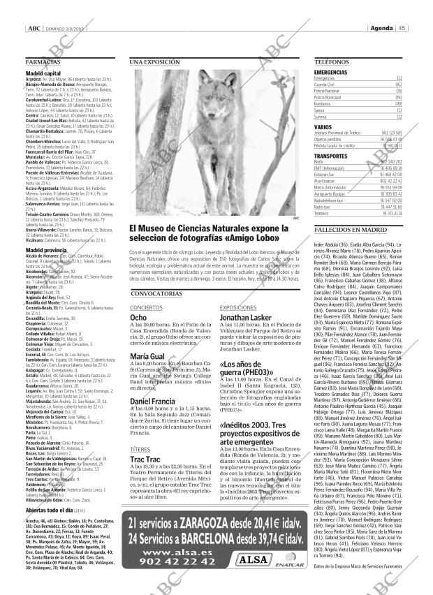 ABC MADRID 03-08-2003 página 45