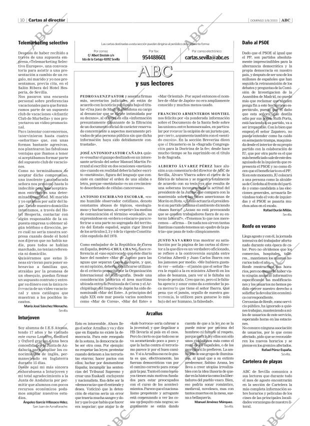 ABC SEVILLA 03-08-2003 página 10